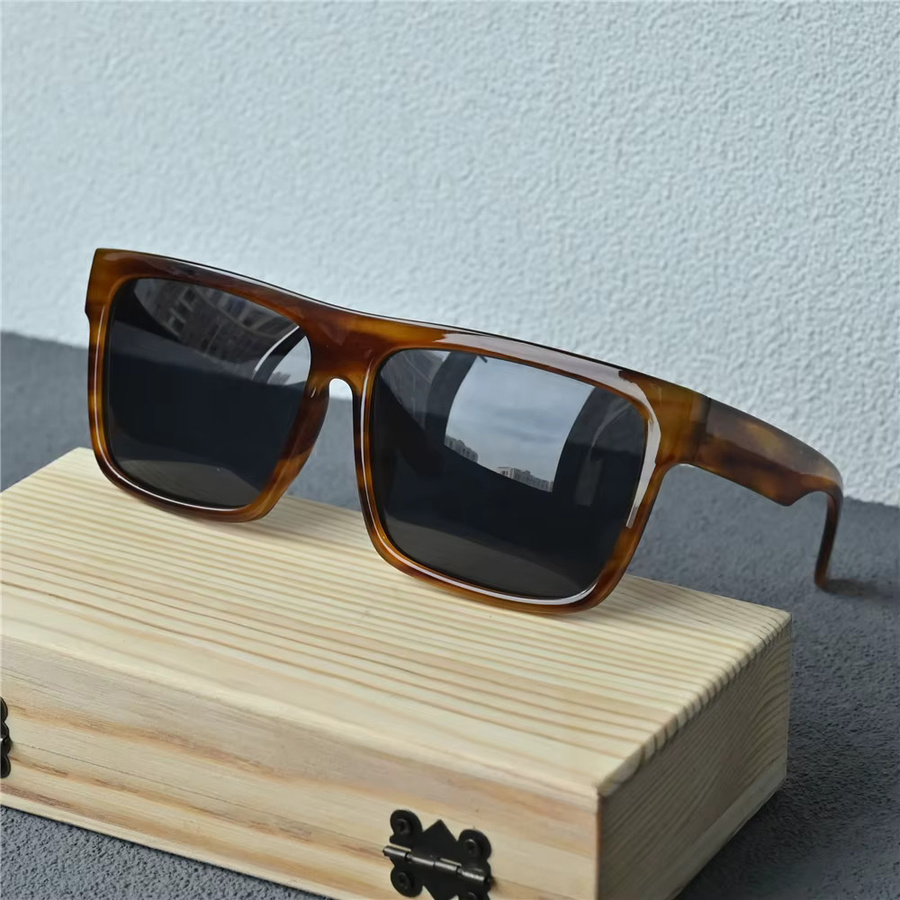 Vazrobe Sonnenbrille, Vollrand, Square, Schwarz, Polarisiert, Herren - Bild 2