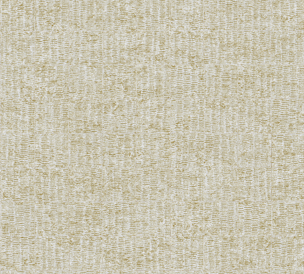 Elitis Flecht Tapete Mimbre Precioso in Silber, Braun, Grau und Beige mit geometrischem Abstract-Design - Bild 1