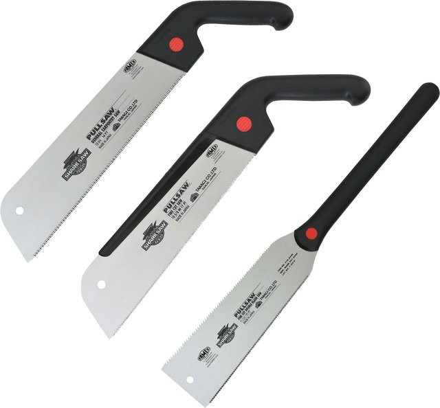 FAMEX 5534 Tischler Set mit Japansägen Ryoba, Dozuki und Kataba in Silber - Bild 1