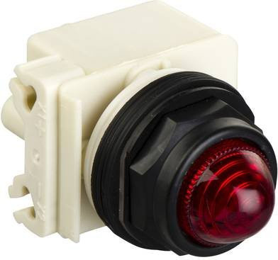 Schneider Electric Leuchtmelder Rot IP66 aus Kunststoff - Bild 1