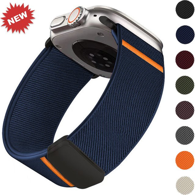 Nylonarmband, Schwarz, Unisex - Bild 1