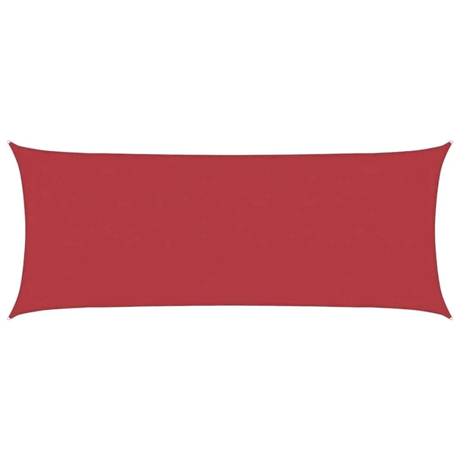Furnicato Sonnensegel aus HDPE in Rot, B: 5 m, H: 2 m, T: 4 m - Bild 2