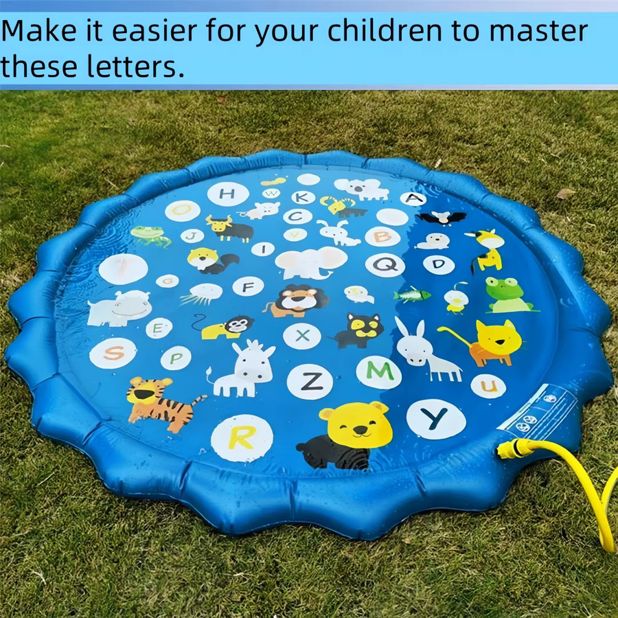 Inflatable Kingdom Wasserspielzeug, aufblasbare Wasser-Spielmatte aus PVC in Blau - Bild 3