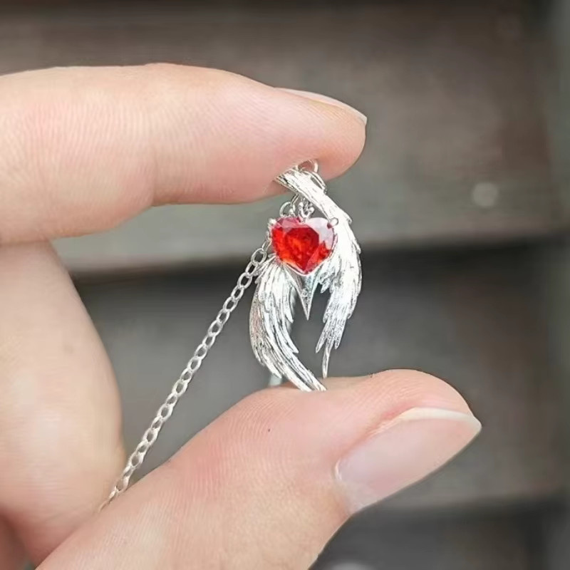 Love and Deepspace Sylus Qinche Anhänger-Halskette, Silber, Damen - Bild 2