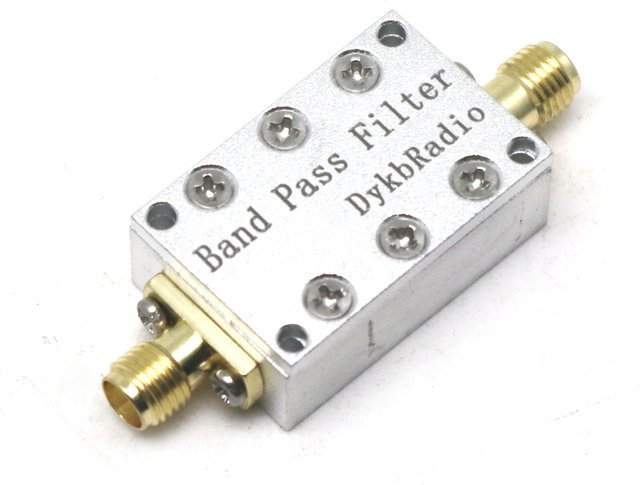 Dykbcells Band Pass Filter BPF SAW LC Filter für RF Signale, Farbe: Silber - Bild 1