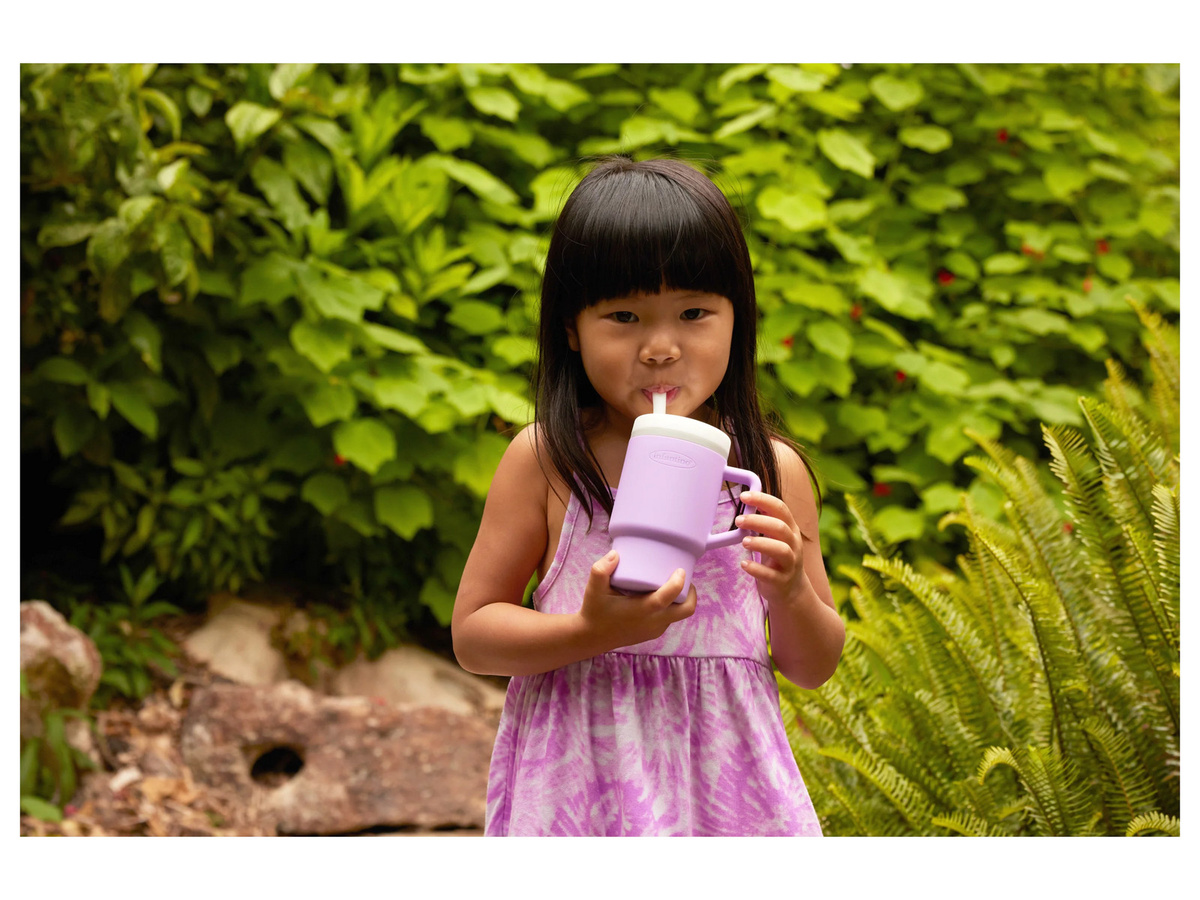 INFANTINO Mini-Becher mein erster Tumbler in Purple aus Silikon und PP - Bild 4