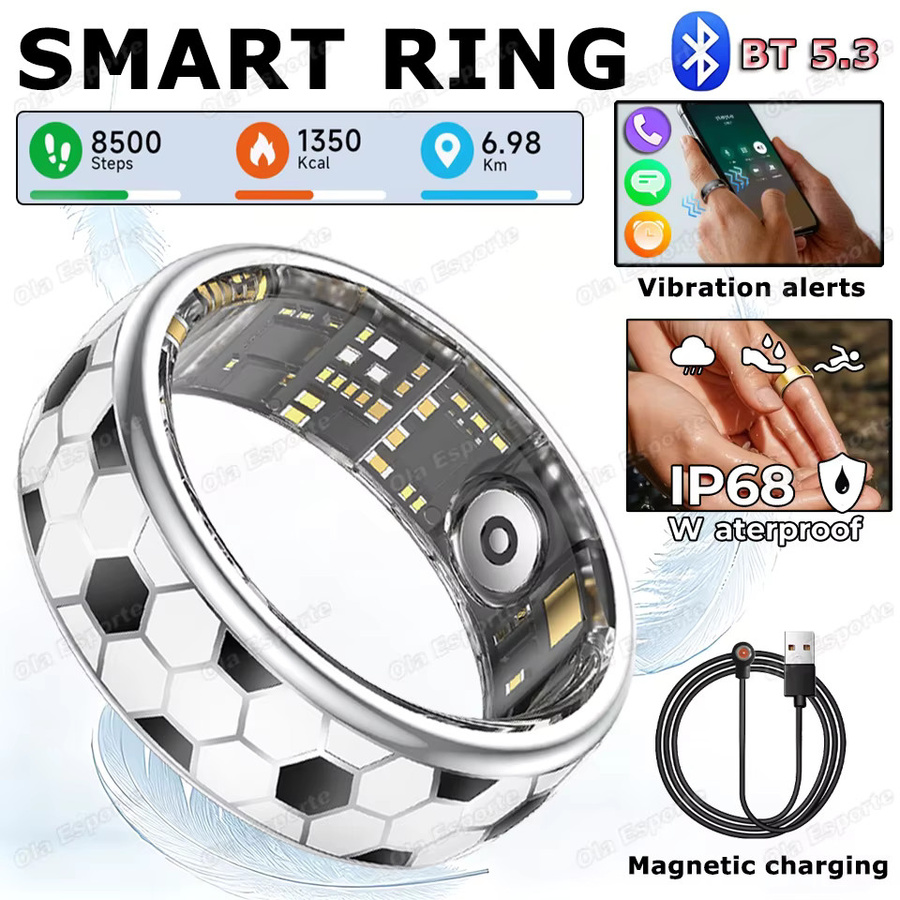 Ola Esporte Smart Ring mit Vibrationsalarm, Gestensteuerung und Gesundheitsmonitor für Männer und Frauen - Bild 5