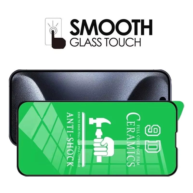 5er Set Arvin HD Weiche Keramik Displayschutz Folie für iPhone Modelle in Transparent - Bild 3