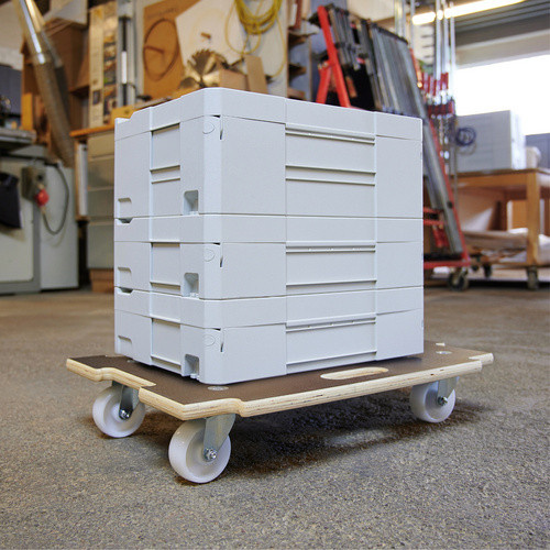 WAGNER SYSTEM Transporthilfe MM aus Holz in Braun, B/H: 39,0 x 1,0 cm - Bild 2