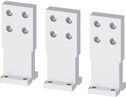 Siemens Flachanschluss 3VA9603-0QE01 in Silber - Bild 1
