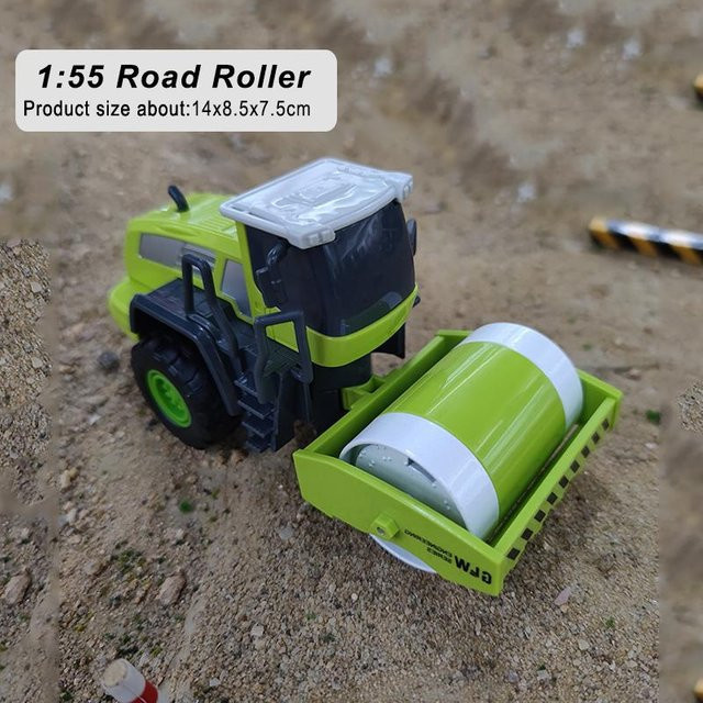 Linyi toy car Baustellenfahrzeug Bagger Planierraupe Kran, Konstruktionsmodell, Metall, Kunststoff, ab 3 Jahren - Bild 1