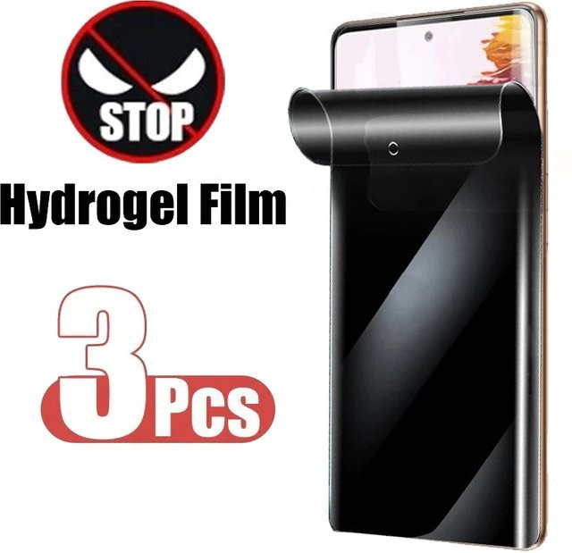3er-Pack Hydrogel-Privatsphäre-Displayschutzfolien für Samsung Galaxy M55 5G, M15, M54, M34, M14 4G und M04 - Bild 1