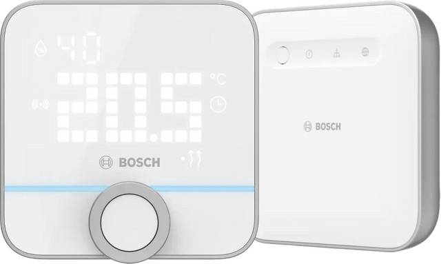 Bosch Smarter Raumthermostat mit Smart Home Controller in Weiß mit App-Steuerung und WLAN-Integration - Bild 1