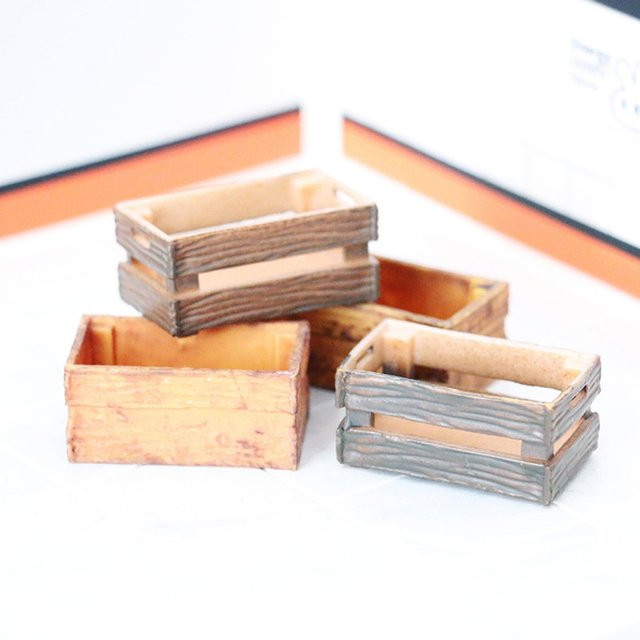 DIAPER&CORED Hohl Rahmen Lagerung Modell Miniature Simulation Teile Dekoration Zubehör Spielzeug, Holz, 1-teiliges Set - Bild 1