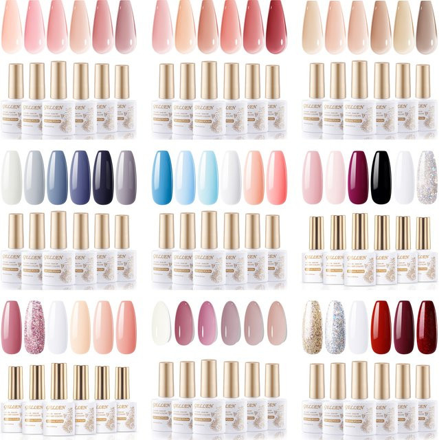 GELLEN Gel-Nagellack-Set, 10 ml, 6-teilig - Bild 1