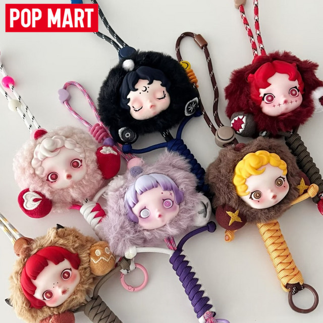POP MART SKULLPANDA YOU FOUND ME Serie Blindboxen mit Handy-Schlüsselband und Figuren in Multicolor - Bild 1