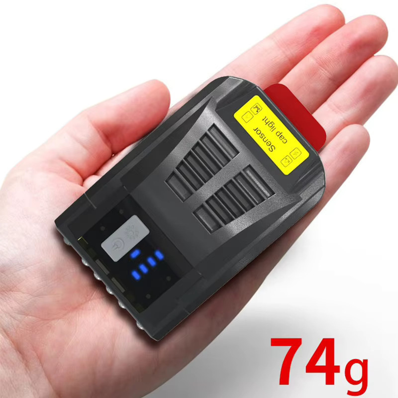 ESMARTER LED COB Clip-Scheinwerfer mit Bewegungssensor in Schwarz für Camping, Wandern und Radfahren - Bild 3