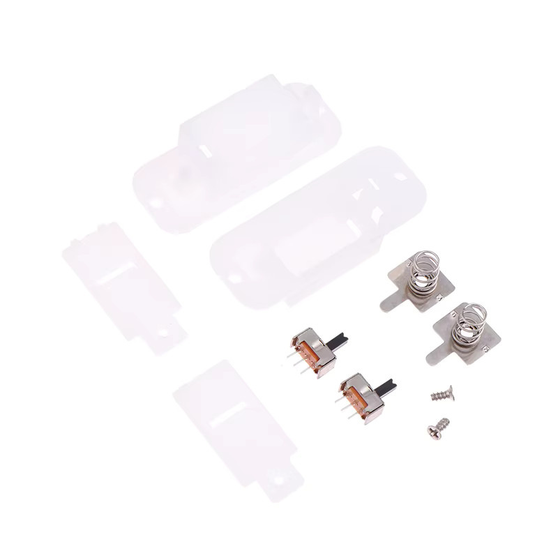 10er-Set AG13/LR44-Batteriehalter mit Ein-/Aus-Schalter in Weiß, Organizer-Gehäuse für 3 V/4,5 V Heimwerker-Elektronik - Bild 2