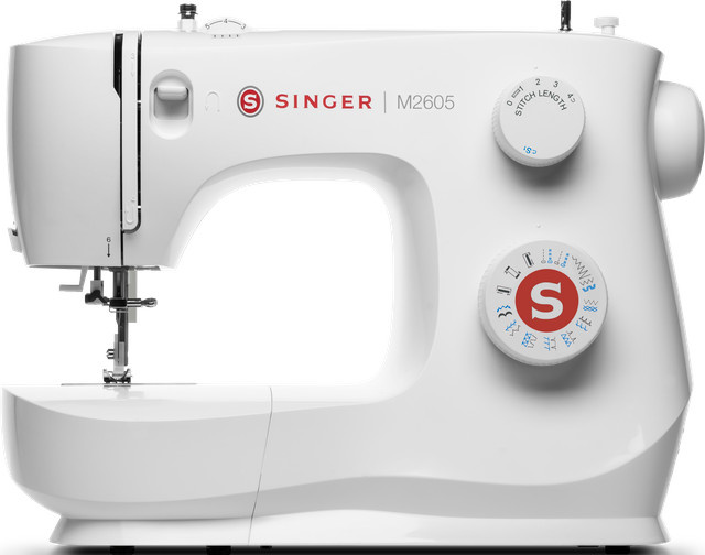 Singer Nähmaschine MC M 2605 in Weiß mit 19 Stichen und vereinfachtem Nadeleinfädler - Bild 1