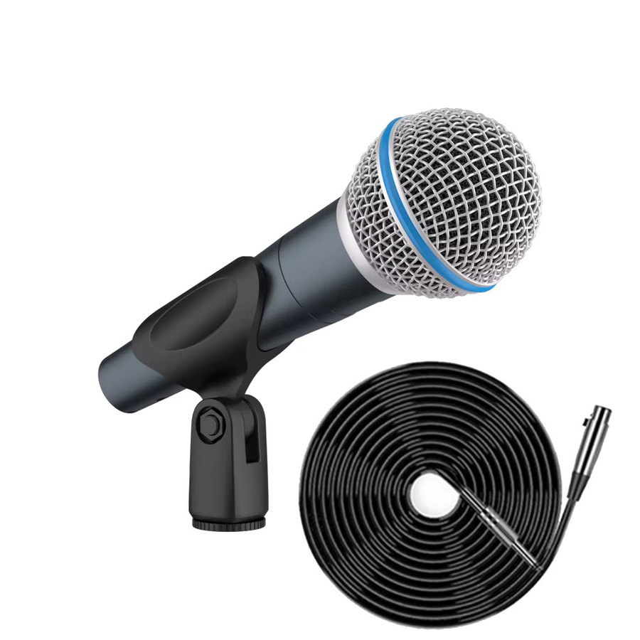 Shure Beta58 Dynamisches Gesangsmikrofon mit Transformator und Supernierencharakteristik in Schwarz - Bild 3