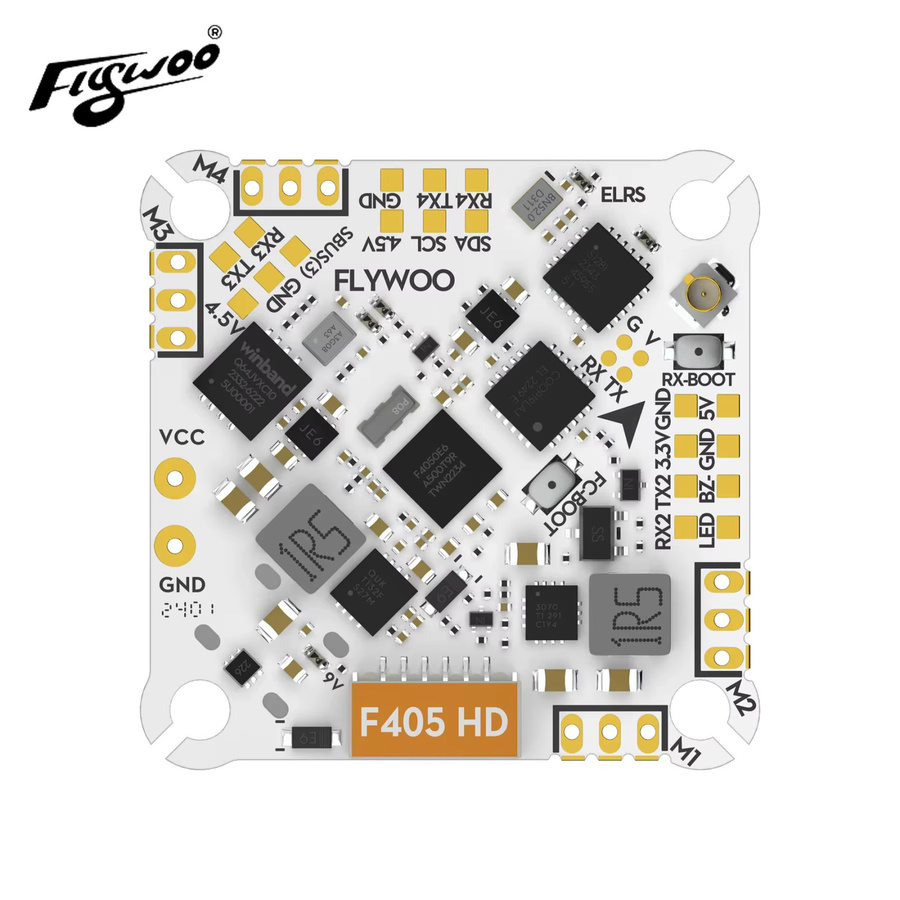 Flywoo GOKU F405 HD 1-2S 12A ELRS AIO V2 Plug&Play Flugcontroller mit USB-C Design für Flylens 75 / 85 - Bild 2