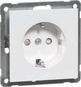 Peha SCHUKO-Steckdose 16A 250V 2-polig in Weiß 20.6511.02 - Bild 1