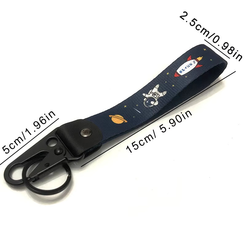JDM RACING Schlüsselanhänger Nylon, Stahlfederclip - Bild 2