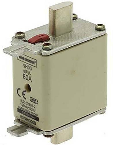 Eaton NH-Sicherung 80NHG00B mit mechanischer Sicherungsanzeige, Größe 00, 80A, 500V, 3er-Set, Weiß - Bild 1