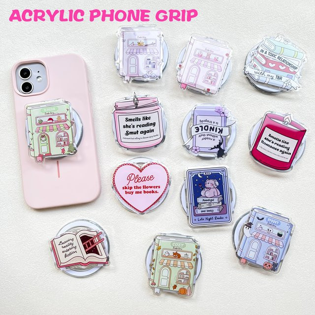 Magnetischer Handygriff von UWCYXOM als niedlicher Acryl-Handyständer und Poppings-Halterung für iPhone, Samsung und Xiaomi - Bild 1