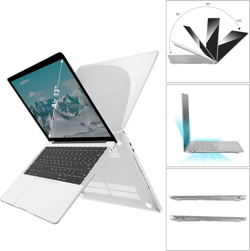 Matte Crystal Laptop-Hülle für Apple MacBook Air und Pro in Gelb - Bild 2