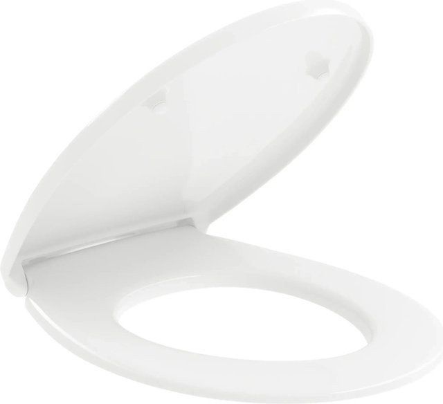 Villeroy & Boch Universal WC-Sitz in Ovaler Form mit Soft-Close-Funktion und abnehmbarer Konstruktion, Weiß - Bild 1
