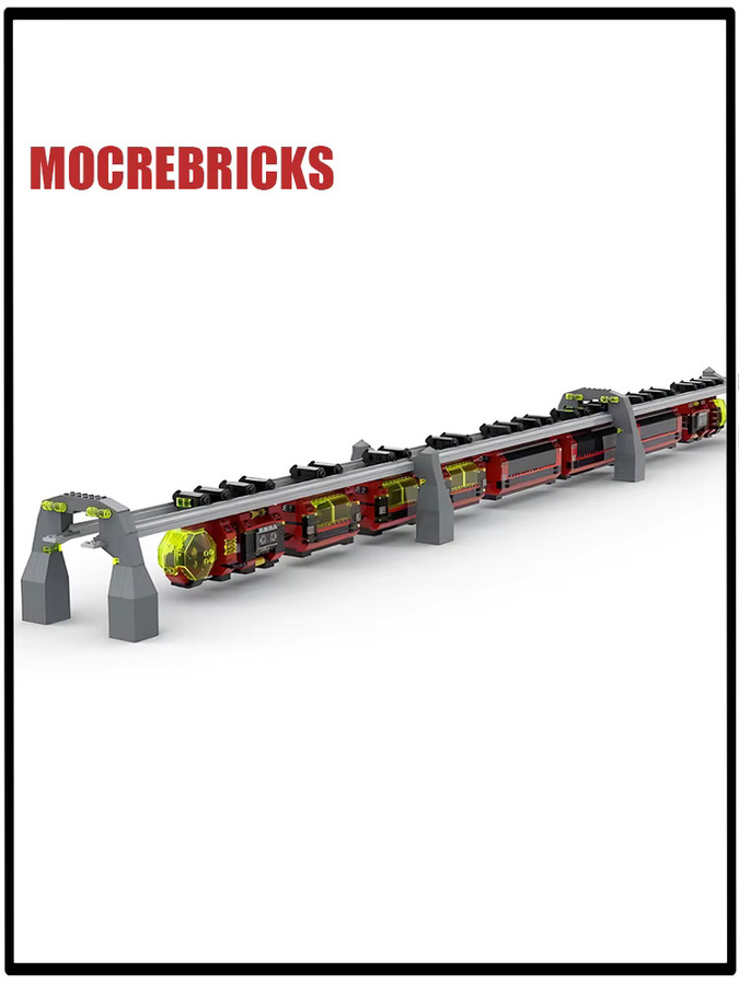 MOCREBRICKS Modulares Stadtansicht-Bausteinset, Architekturmodell - Bild 3