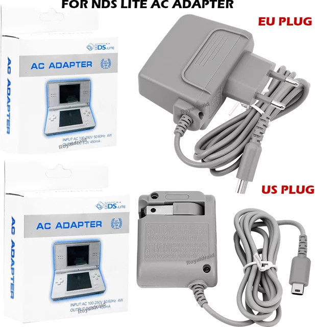 HeroAngel AC Netzteil Ladegerät Adapter für NDS Lite und NDSL Spielkonsole in Grau - Bild 1