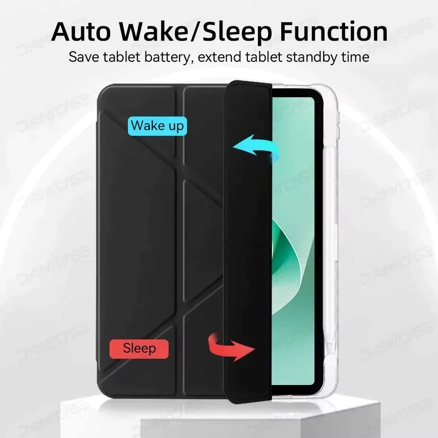Y Fold Schutzhülle für Huawei MatePad 11.5S, MatePad 11.5 und MatePad SE 11 Zoll, transparent mit Bleistiftschlitz - Bild 2