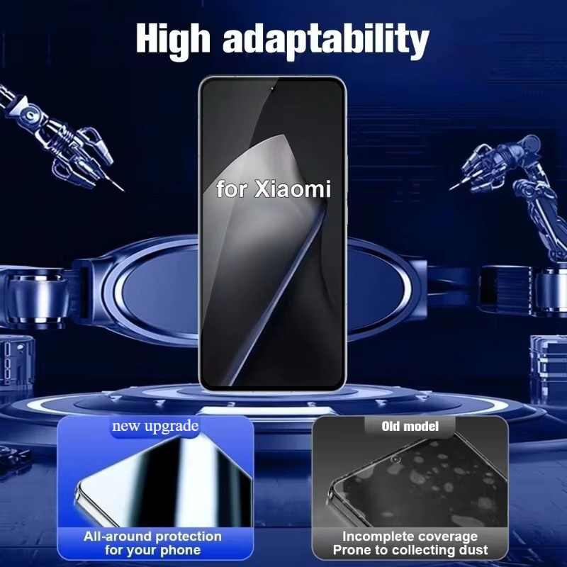 4er-Pack Ultra HD Displayschutz aus gehärtetem Glas für Xiaomi 14, transparent - Bild 4
