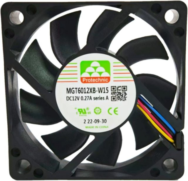 MAGIC MGT6012XB-W15 Server-Lüfter Schwarz B/T/H: 60 x 60 x 15 mm - Bild 1