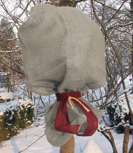 Winterschutz-Jutesack Grau B/H: 80 x 60 cm - Bild 1