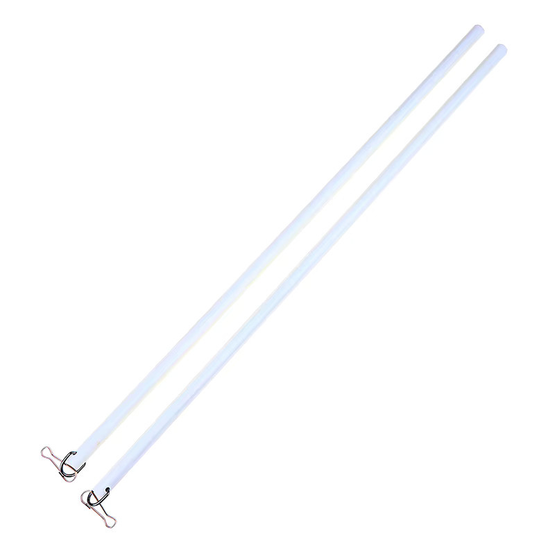 JETTING Vorhangzugstangen-Set 2-teilig, transparent, Länge: 43,18 cm - Bild 3
