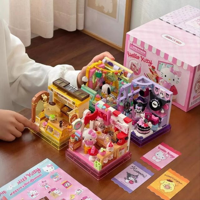 AREAX Sanrio Kuromi Hello Kitty Bausteine, Zubehör - Bild 1