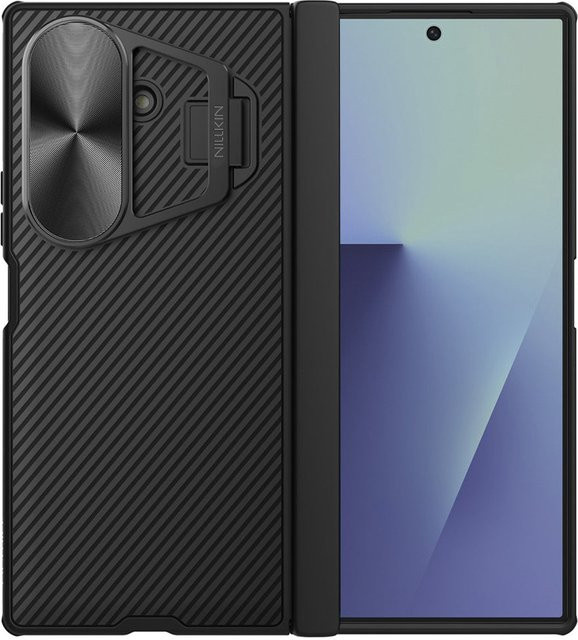 Nillkin CamShield Prop MagSafe-Hülle für Samsung Galaxy Z Fold7 F966 mit Metall-Objektivabdeckung, Schwarz - Bild 1
