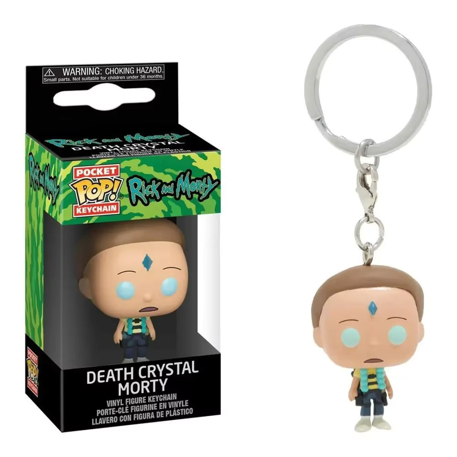 Funko Rick und Morty Schlüsselanhänger, Vinylfigur, ab 3 Jahren - Bild 1