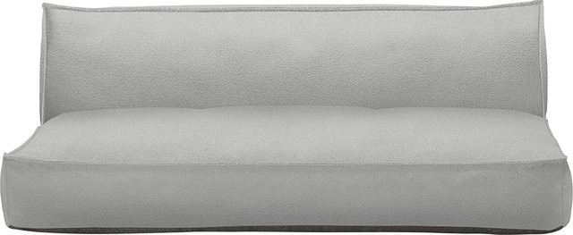 Blomus 3-Sitzer Sofa STAY cloud bouclé in Weiss und Grau mit Metallrahmen und inklusive Kissen - Bild 1