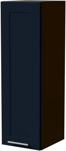Feldmann-Wohnen Hängeschrank Oslo W4/30 in Lava und Indigo Matt mit Soft-Close-Türen, B/T/H: 30 x 32,5 x 96 cm - Bild 1