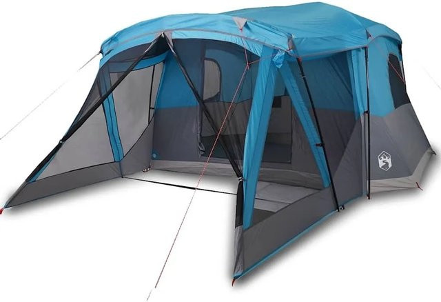 Furnicato Campingzelt Kabine Blau B/T/H: 515 x 370 x 220 cm - Bild 1