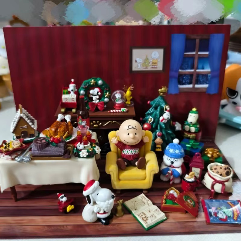 Re-Ment Snoopy's Christmas Night Charlie Brown, Spielzeug, 8-teiliges Set - Bild 2