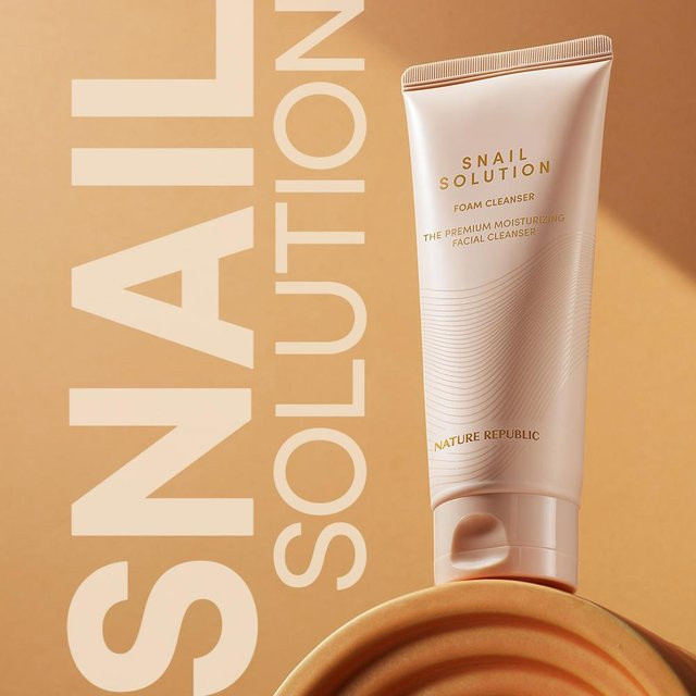 Nature Republic Snail Solution Schaumreiniger, 150 ml, mit Schneckensekret-Filtrat - Bild 1