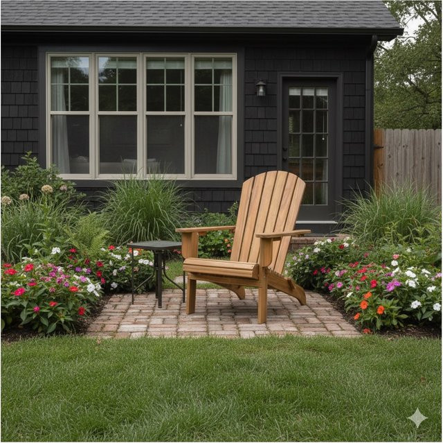 Klappbarer Adirondack Liegestuhl aus Akazie von Prestige Home Living, Braun, B: 84 cm, T: 69 cm, H: 93 cm - Bild 2