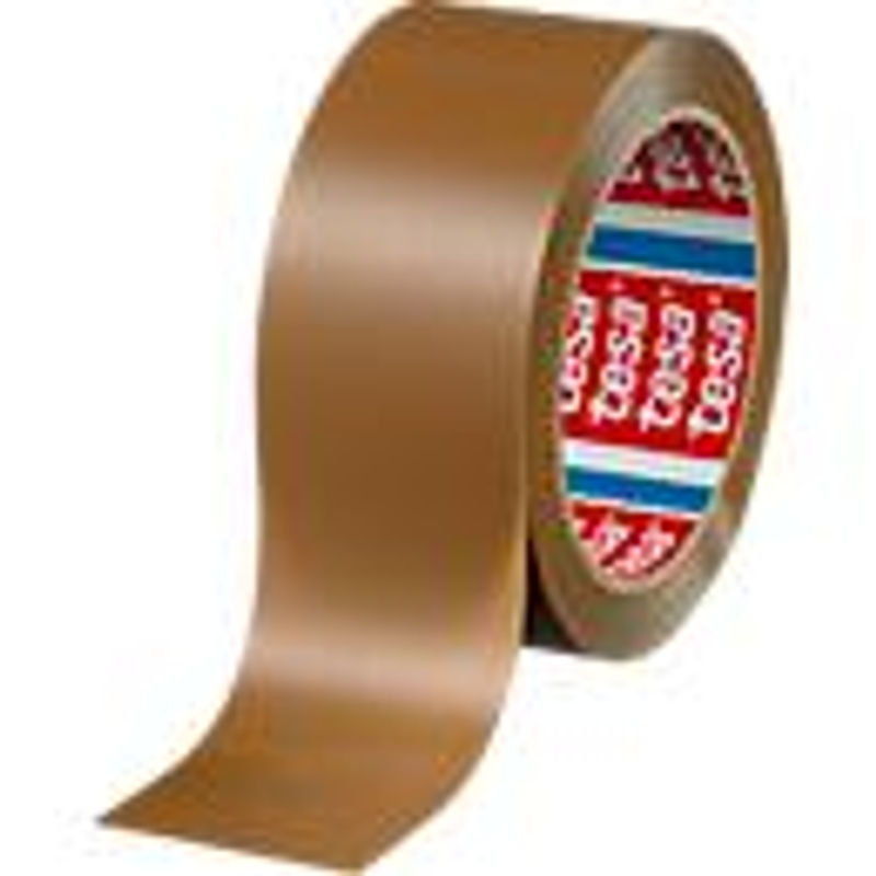 tesa Verpackungsklebeband 4100 für mittelschwere Pakete, braun, 6 Rollen, Breite: 50 mm, Länge: 60 m - Bild 3