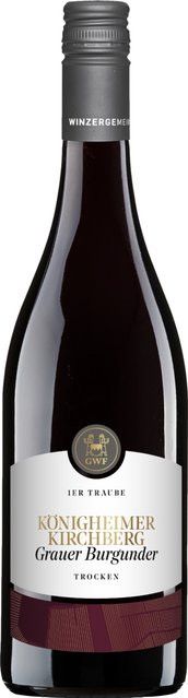 Königheimer Grauer Burgunder Premium Weißwein, Baden, 2022, trocken, 0,75 l - Bild 1