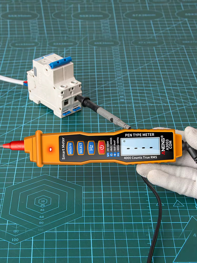 ANENG A3003 Digital-Multimeter Stift mit AC/DC Spannungsinduktion und Neon-Lampe Anzeige für Elektriker - Bild 5